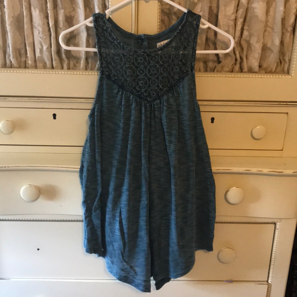Blue tank top